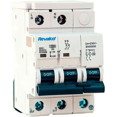 Protecteur de Surtension Revalco - 25A, 10kA, EN-50550 - Publicité Protecteur de Surtension Revalco - 25A, 10kA, EN-50550 - Publicité
