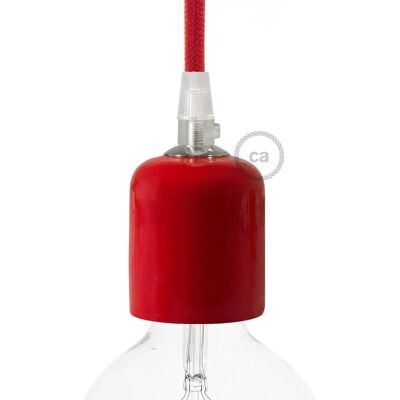 Creative Cables Kit Douille E27 En Céramique Red One Size - Publicité Creative Cables Kit Douille E27 En Céramique Red One Size - Publicité