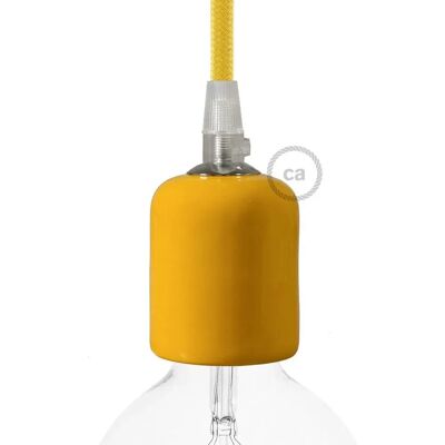 Creative Cables Kit Douille E27 En Céramique Yellow One Size - Publicité Creative Cables Kit Douille E27 En Céramique Yellow One Size - Publicité