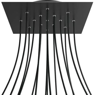 Creative Cables Krovnq4015f103 Xxl Rose-one Square Noir Mat Kit De Roses Multicolor 400 mm - Publicité Creative Cables Krovnq4015f103 Xxl Rose-one Square Noir Mat Kit De Roses Multicolor 400 mm - Publicité