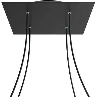 Creative Cables Krovnq404f103 Xxl Rose-un Carré Noir Mat Rose Kit Multicolor 400 mm - Publicité Creative Cables Krovnq404f103 Xxl Rose-un Carré Noir Mat Rose Kit Multicolor 400 mm - Publicité