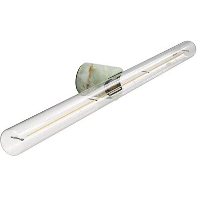 Creative Cables Applique Ou Plafonnier Esse14 Pour Ampoule Led Linéaire S14d-étanche Ip44-avec Bulb Green Marble Effect One Size - Publicité Creative Cables Applique Ou Plafonnier Esse14 Pour Ampoule Led Linéaire S14d-étanche Ip44-avec Bulb Green Marble Effect One Size - Publicité