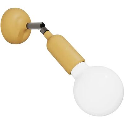 Creative Cables Lampe Fermaluce Avec Articulation Et Interrupteur Intégré-avec Bulb Silicone Mustard One Size - Publicité Creative Cables Lampe Fermaluce Avec Articulation Et Interrupteur Intégré-avec Bulb Silicone Mustard One Size - Publicité