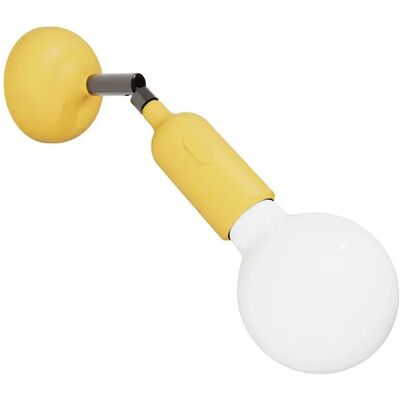 Creative Cables Lampe Fermaluce Avec Articulation Et Interrupteur Intégré-avec Bulb Silicone Yellow One Size - Publicité Creative Cables Lampe Fermaluce Avec Articulation Et Interrupteur Intégré-avec Bulb Silicone Yellow One Size - Publicité