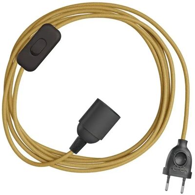 Creative Cables Porte-lampe Snakebis E27 Avec Câblage 1.8 M Yellow One Size - Publicité Creative Cables Porte-lampe Snakebis E27 Avec Câblage 1.8 M Yellow One Size - Publicité