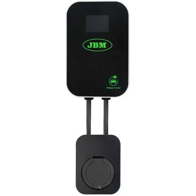 Jbm Chargeur Mural 3.6 Kw Pour Voiture électrique Monophasé 16a Black / Green One Size - Publicité Jbm Chargeur Mural 3.6 Kw Pour Voiture électrique Monophasé 16a Black / Green One Size - Publicité