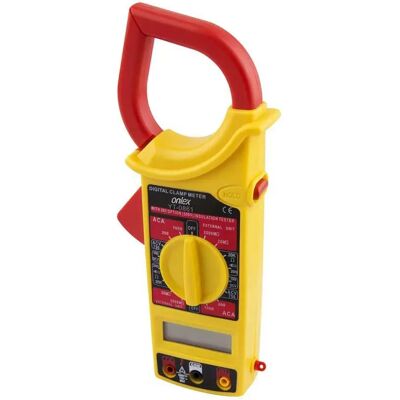 Onlex Multimètre Numérique Avec Pinces Ampèremétriques 250v Black / Red One Size - Publicité Onlex Multimètre Numérique Avec Pinces Ampèremétriques 250v Black / Red One Size - Publicité