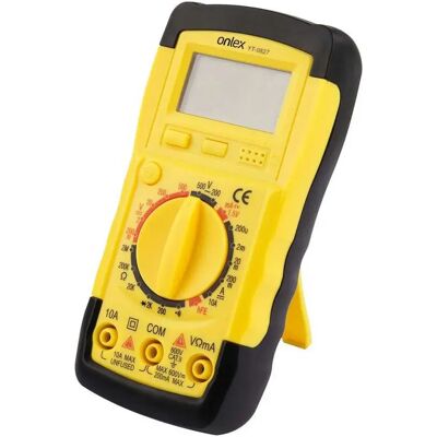 Onlex Multimètre Numérique 600v Black / Yellow One Size - Publicité Onlex Multimètre Numérique 600v Black / Yellow One Size - Publicité