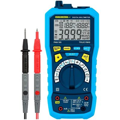 Pancontrol Multimètre Cat Iii 1000v/600v True Rms Blue / Dark Blue One Size - Publicité Pancontrol Multimètre Cat Iii 1000v/600v True Rms Blue / Dark Blue One Size - Publicité
