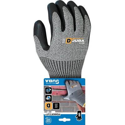 Edm Gants Résistants Aux Coupures Fiber K-rock/eco-latex Grey / Black 7 - Publicité Edm Gants Résistants Aux Coupures Fiber K-rock/eco-latex Grey / Black 7 - Publicité