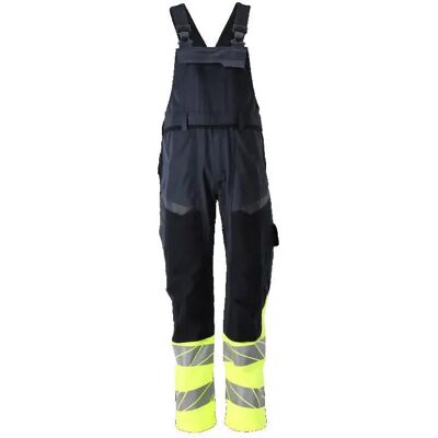 Mascot Salopette Avec Poches Pour Genouillères Et Stretch Dark Navy Blue / High Visibility Yellow / Yellow 62 - Publicité Mascot Salopette Avec Poches Pour Genouillères Et Stretch Dark Navy Blue / High Visibility Yellow / Yellow 62 - Publicité