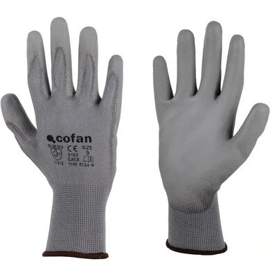 Cofan Gants De Travail 11000124 12 Unités Grey / Grey 8 - Publicité Cofan Gants De Travail 11000124 12 Unités Grey / Grey 8 - Publicité