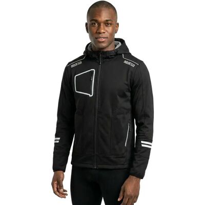 Sparco Veste Softshell York Black / Grey S - Publicité Sparco Veste Softshell York Black / Grey S - Publicité
