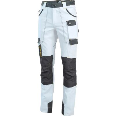 Nine Worths Pantalon De Travail Cary White / Grey 54 - Publicité Nine Worths Pantalon De Travail Cary White / Grey 54 - Publicité