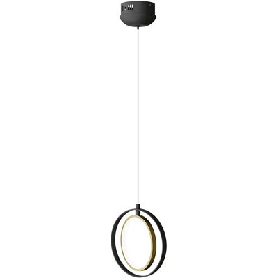 AIGOSTAR - Lampadario LED - Noir - 15W - Plafonnier - Publicité AIGOSTAR - Lampadario LED - Noir - 15W - Plafonnier - Publicité