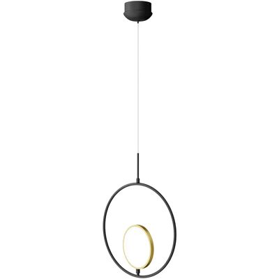 Aigostar Suspension Led 15w 6500k 1800 Lumens Golden / Black One Size - Publicité Aigostar Suspension Led 15w 6500k 1800 Lumens Golden / Black One Size - Publicité