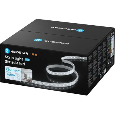 Aigostar Bande Led B10302xsk 50 M 7w 300 Lumens White One Size - Publicité Aigostar Bande Led B10302xsk 50 M 7w 300 Lumens White One Size - Publicité