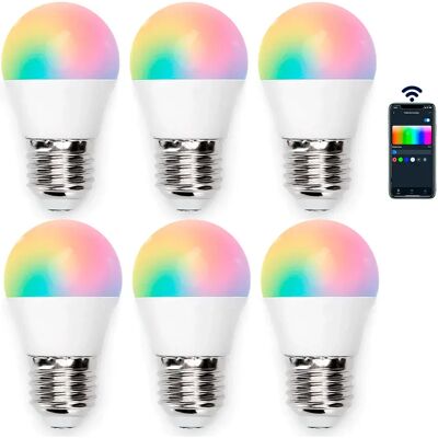 Aigostar Ampoule Led Smart G45 Wifi Rgb + Cct White 4.5 x 8.9 cm - Publicité Aigostar Ampoule Led Smart G45 Wifi Rgb + Cct White 4.5 x 8.9 cm - Publicité