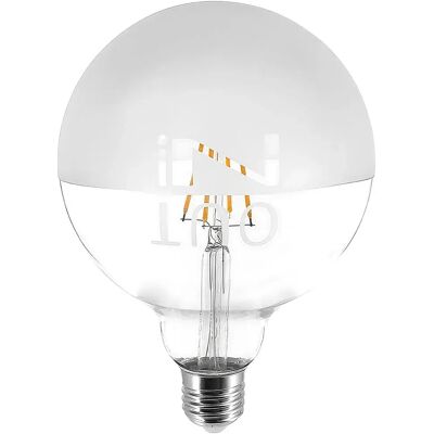 Creative Cables Ampoule Led Globe Tattoo In&out G125 4.5w 470lm E27 2700k Dim Clear / Silver One Size - Publicité Creative Cables Ampoule Led Globe Tattoo In&out G125 4.5w 470lm E27 2700k Dim Clear / Silver One Size - Publicité