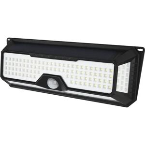 Matel Applique Murale Solaire Led Korpass Avec Capteur Lumière Froide 20w Black One Size - Publicité Matel Applique Murale Solaire Led Korpass Avec Capteur Lumière Froide 20w Black One Size - Publicité