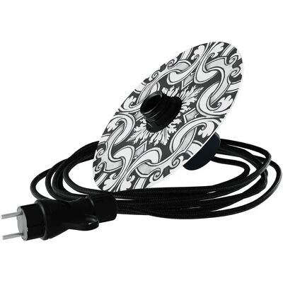 Creative Cables Lampe Portable à écran Plat Mini Snake Eiva Ellepì Maioliche Majolica White - Black One Size - Publicité Creative Cables Lampe Portable à écran Plat Mini Snake Eiva Ellepì Maioliche Majolica White - Black One Size - Publicité