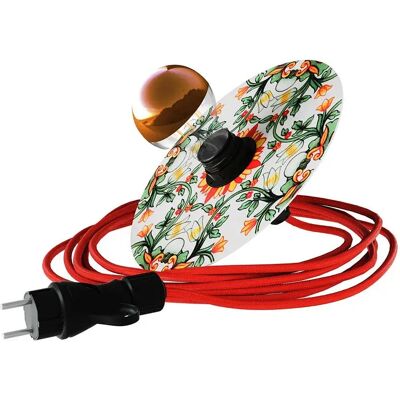 Creative Cables Lampe Portable à écran Plat Mini Snake Eiva Ellepì Maioliche Avec Bulb Majolica Red - Green One Size - Publicité Creative Cables Lampe Portable à écran Plat Mini Snake Eiva Ellepì Maioliche Avec Bulb Majolica Red - Green One Size - Publicité