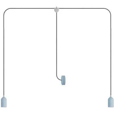 Creative Cables Lampe D´extérieur T-snake Eiva Ip65 à 2 Lumières Avec Rosace Light Blue One Size - Publicité Creative Cables Lampe D´extérieur T-snake Eiva Ip65 à 2 Lumières Avec Rosace Light Blue One Size - Publicité