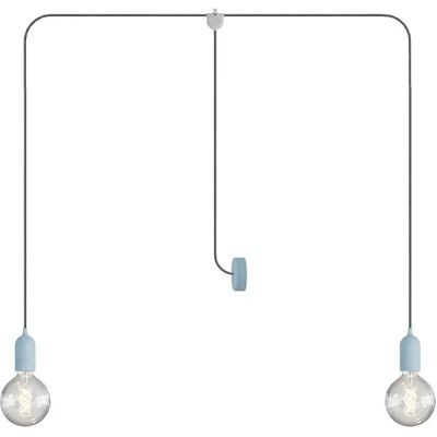 Creative Cables Lampe Extérieure T-snake Eiva Ip65 à 2 Lumières Avec Rosace Avec Bulb Light Blue One Size - Publicité Creative Cables Lampe Extérieure T-snake Eiva Ip65 à 2 Lumières Avec Rosace Avec Bulb Light Blue One Size - Publicité