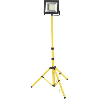 Trépied avec projecteur LED Matel - IP65, 30W, Froid - Publicité Trépied avec projecteur LED Matel - IP65, 30W, Froid - Publicité