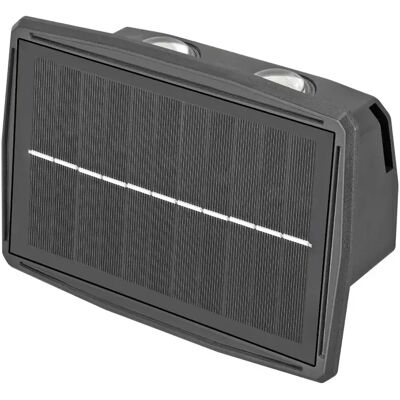 Edm Applique Murale Solaire Led 3000k 4x1w Grey One Size - Publicité Edm Applique Murale Solaire Led 3000k 4x1w Grey One Size - Publicité