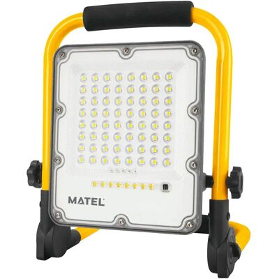 Matel Projecteur Led Portable 50w 500 Lumens 6400k Cool One Size - Publicité Matel Projecteur Led Portable 50w 500 Lumens 6400k Cool One Size - Publicité