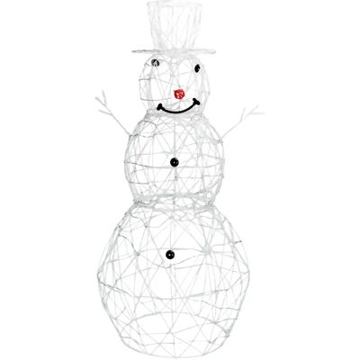 Aigostar Lampe Led Acrylic Snowman Warm White 1.2m Ip44 Indoor & Outdoor Low Voltage Transparent 120 cm - Publicité Aigostar Lampe Led Acrylic Snowman Warm White 1.2m Ip44 Indoor & Outdoor Low Voltage Transparent 120 cm - Publicité