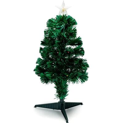 Aigostar Lampe Led Fiber Optic Christmas Tree Rgby Ip44 Indoor & Outdoor Low Voltage 0.6m Dark Green 35 x 60 cm - Publicité Aigostar Lampe Led Fiber Optic Christmas Tree Rgby Ip44 Indoor & Outdoor Low Voltage 0.6m Dark Green 35 x 60 cm - Publicité