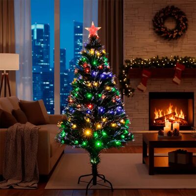 Aigostar Lampe Led Fiber Optic Christmas Tree Rgby Ip44 Indoor & Outdoor Low Voltage 1.2m Dark Green 60 x 120 cm - Publicité Aigostar Lampe Led Fiber Optic Christmas Tree Rgby Ip44 Indoor & Outdoor Low Voltage 1.2m Dark Green 60 x 120 cm - Publicité
