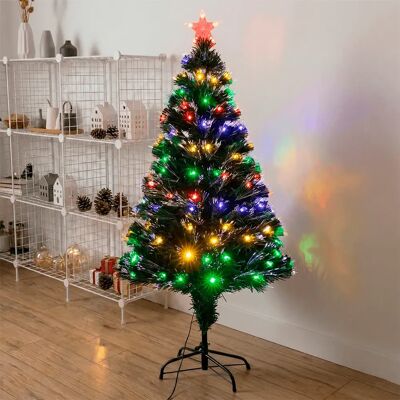 Aigostar Lampe Led Fiber Optic Christmas Tree Rgby Ip44 Indoor & Outdoor Low Voltage 1.5m Dark Green 75 x 150 cm - Publicité Aigostar Lampe Led Fiber Optic Christmas Tree Rgby Ip44 Indoor & Outdoor Low Voltage 1.5m Dark Green 75 x 150 cm - Publicité