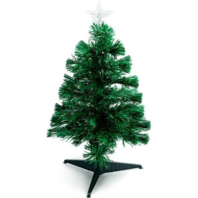Aigostar Lampe Led Fiber Optic Christmas Tree Warm White Ip44 Indoor & Outdoor Low Voltage 0.6m Dark Green 35 x 60 cm - Publicité Aigostar Lampe Led Fiber Optic Christmas Tree Warm White Ip44 Indoor & Outdoor Low Voltage 0.6m Dark Green 35 x 60 cm - Publicité