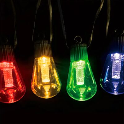 Aigostar Guirlande Led S Bubble Column Rgby 10m Ip44 Indoor & Outdoor Low Voltage Black One Size - Publicité Aigostar Guirlande Led S Bubble Column Rgby 10m Ip44 Indoor & Outdoor Low Voltage Black One Size - Publicité