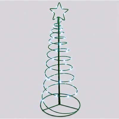 Aigostar Guirlande Led Solar Light-up Christmas Cone Tree Decoration Cold White 2m + 0.75m Ip65 Outdoor Green 75 cm - Publicité Aigostar Guirlande Led Solar Light-up Christmas Cone Tree Decoration Cold White 2m + 0.75m Ip65 Outdoor Green 75 cm - Publicité