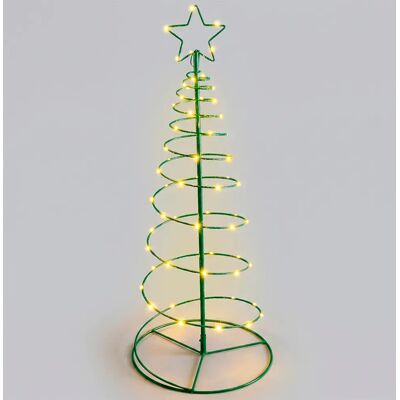 Aigostar Guirlande Led Solar Light-up Christmas Cone Tree Decoration Warm White 2m + 0.75m Ip65 Outdoor Green 75 cm - Publicité Aigostar Guirlande Led Solar Light-up Christmas Cone Tree Decoration Warm White 2m + 0.75m Ip65 Outdoor Green 75 cm - Publicité