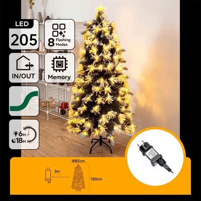 Aigostar Lampe Led Velvet Tree 1.8m Warm White Ip44 Indoor & Outdoor Low Voltage Dark Green 85 x 180 cm - Publicité Aigostar Lampe Led Velvet Tree 1.8m Warm White Ip44 Indoor & Outdoor Low Voltage Dark Green 85 x 180 cm - Publicité