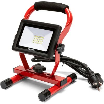 Velamp Lampe de Travail - 20W, 1600lm, IP65, Noir/Rouge - Publicité Velamp Lampe de Travail - 20W, 1600lm, IP65, Noir/Rouge - Publicité