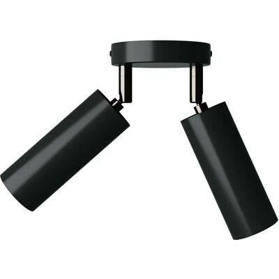 Creative Cables Applique Murale Sans Ampoule Tub-e14 Double Spotlight Black One Size - Publicité Creative Cables Applique Murale Sans Ampoule Tub-e14 Double Spotlight Black One Size - Publicité