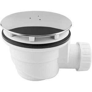 Vanne siphonique de douche ARTIC 115 mm - Amovible, finition chromée - Publicité Vanne siphonique de douche ARTIC 115 mm - Amovible, finition chromée - Publicité