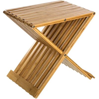 5 Five Chaise De Bain Pliante En Bambou Brown One Size - Publicité 5 Five Chaise De Bain Pliante En Bambou Brown One Size - Publicité