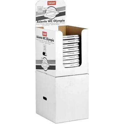 Tatay Abattant Wc Olympia White One Size - Publicité Tatay Abattant Wc Olympia White One Size - Publicité