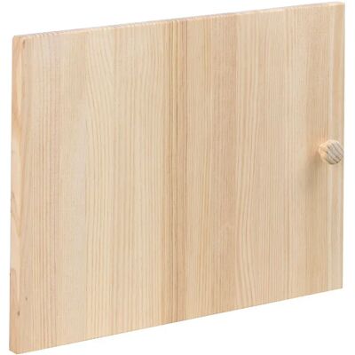 Porte en bois Astigarraga pour étagères Gala - Finition naturelle - Solution de rangement - Publicité Porte en bois Astigarraga pour étagères Gala - Finition naturelle - Solution de rangement - Publicité
