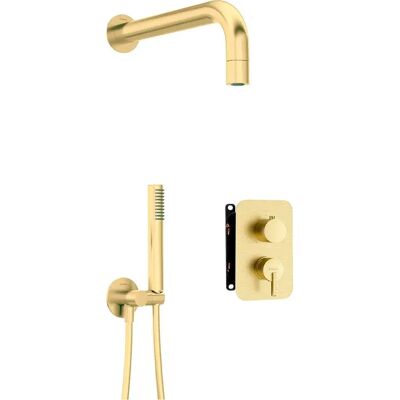 Ensemble de douche encastré - avec douchette à main - Shower Set - Publicité Ensemble de douche encastré - avec douchette à main - Shower Set - Publicité