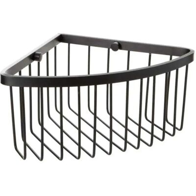 Tatay Panier De Douche D´angle 20x11.5x20 Cm Black One Size - Publicité Tatay Panier De Douche D´angle 20x11.5x20 Cm Black One Size - Publicité