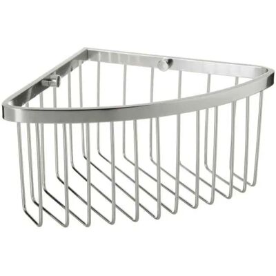 Tatay Panier De Douche D´angle 20x11.5x20 Cm Silver One Size - Publicité Tatay Panier De Douche D´angle 20x11.5x20 Cm Silver One Size - Publicité