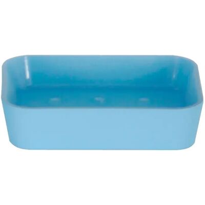 Msv Porte-savon Polyester/rubber Blue 11.8 x 8.8 x 2.7 cm - Publicité Msv Porte-savon Polyester/rubber Blue 11.8 x 8.8 x 2.7 cm - Publicité